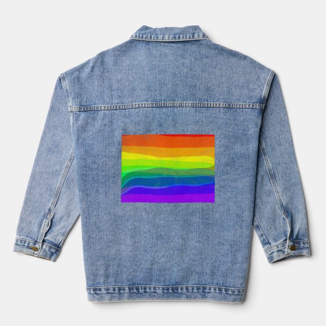 T-Shirt Denim Jacket (Back)
