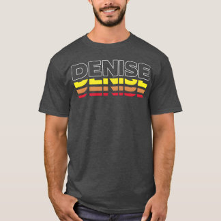 T-shirt Denise Prénom Drôle Vintage Sunset Denise vint