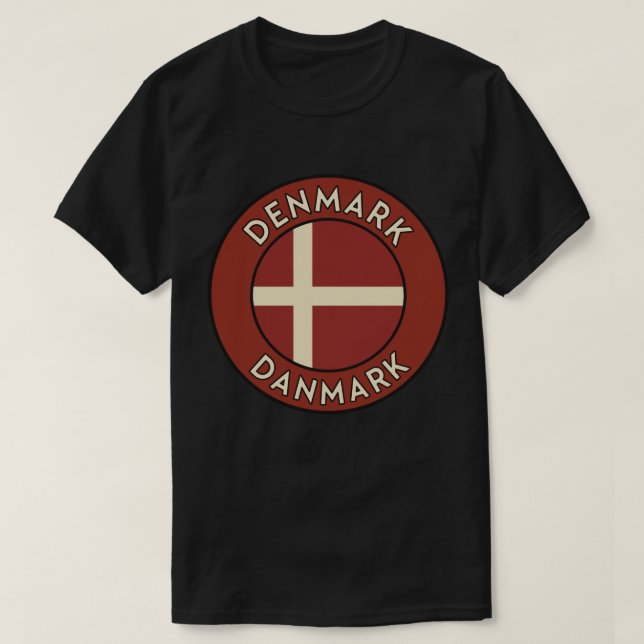 T-shirt Denmark Danmark  (Design devant)