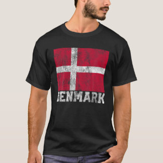 T-shirt Denmark Flag National Pride Roots Country Family N