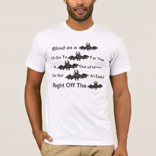 T-shirt d'énonciations de batte pour le mois