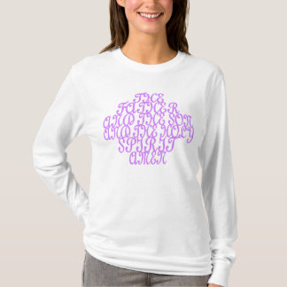 T-shirt DENSE BIBLIQUE...(violet)