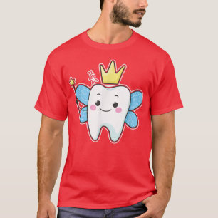 T-shirt Dent mignonne avec des ailes comme fée