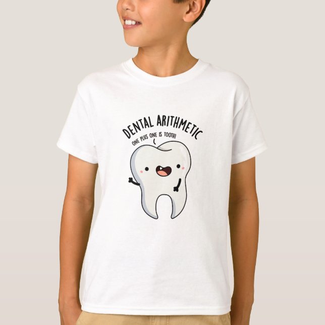 T-shirt Dental Arithmétique Funky Douille dentaire (Devant)