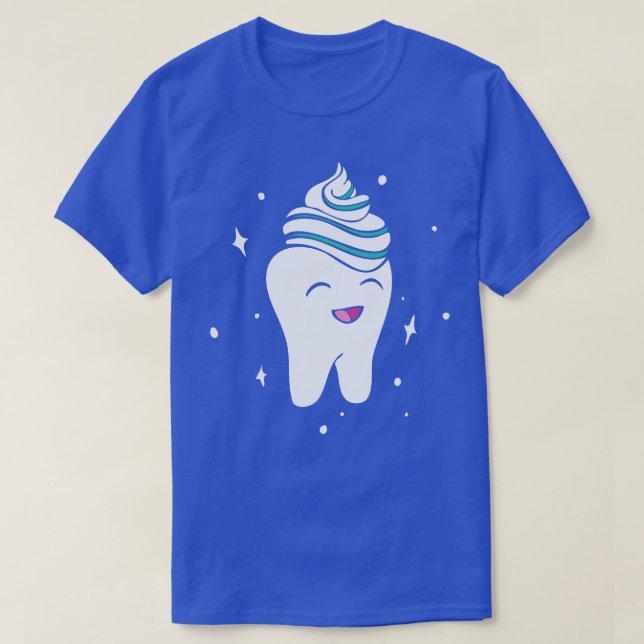 T-shirt Dental Assistant dentifrice Dentiste (Design devant)