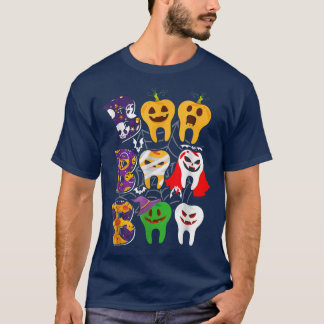 T-shirt Dental Hygienist Boo Boo Crew Spooky Dental Squad 