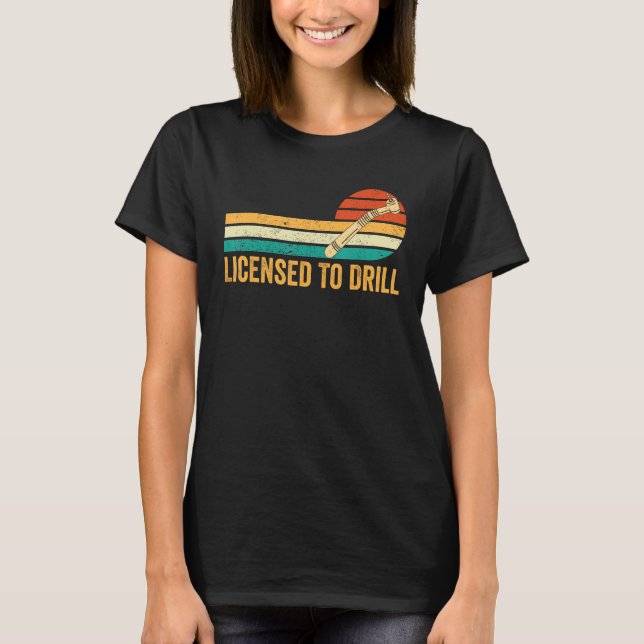 T-shirt Dental Lab Tech Technician Assistant Licensed To D (Devant)
