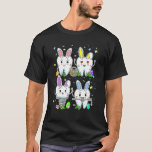 T-shirt Dental Squad Dental Life mignon lapin Dentil Dente