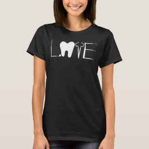 T-shirt Dentist Love Dental Assistant Dentaire Tooth Squad