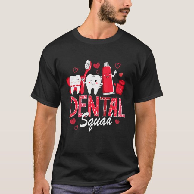 T-shirt Dentiste adjoint de l'équipe dentaire Joyeux Valen (Devant)