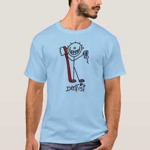 T-shirt Dentiste de la figure de bâton