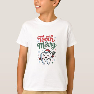 T-shirt Dentiste dentaire - Soin dentaire joyeux Noël Noël