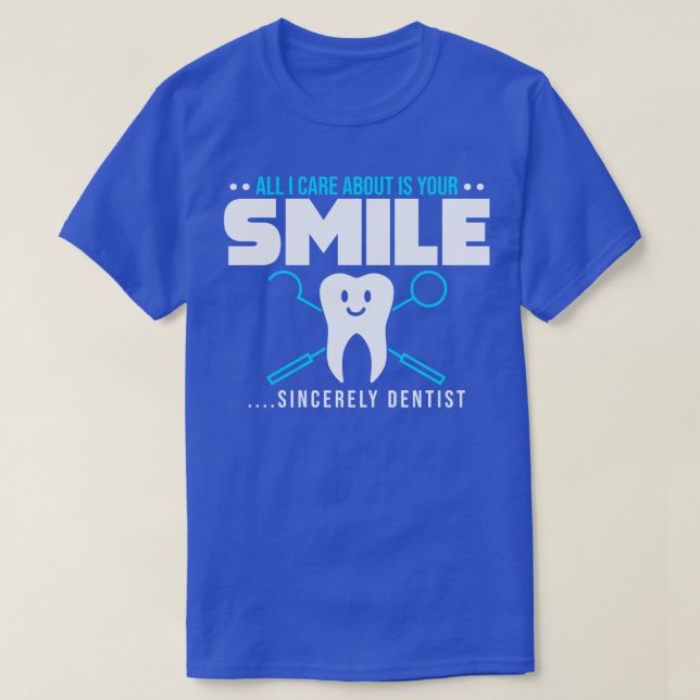 T-shirt Dentiste drôle Dire (Design devant)