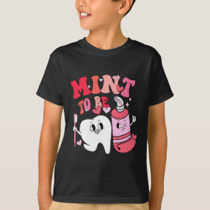 T-shirt Dentiste Saint-Valentin Menthe Pour Brosse À Dents