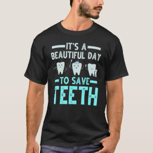 T-shirt Dentiste Sauvez les dents Dental Hygiéniste dentai