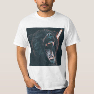T-shirt Dents d'ours en colère Black Bear Growers