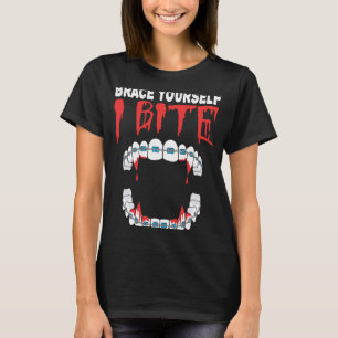 T-shirt Dents vampires avec des dents vampires dents Hallo