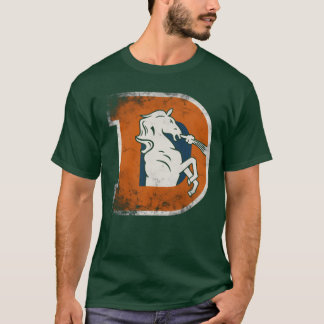 T-shirt Denver Broncos Vintage rétro Logo D ami