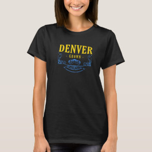 T-shirt Denver Grosse Colorado American Co Usa Hometown Re