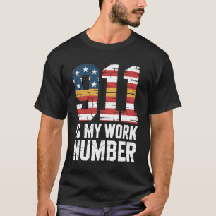 T-shirt Dépanneur 911 drôle d'urgence premier intervenant
