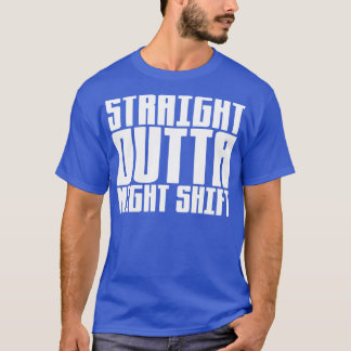 T-shirt Départ De Nuit Droite