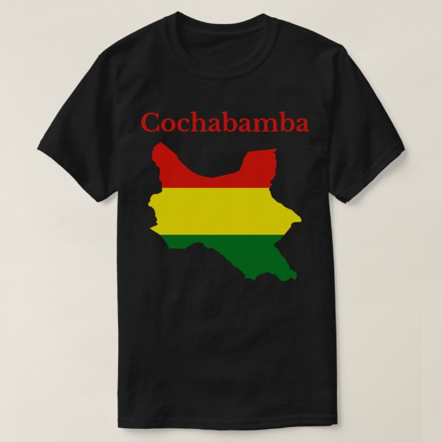 T-shirt Département de Cochabamba Bolivie (Design devant)