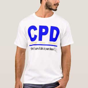 T-shirt Département de Police de Cambridge