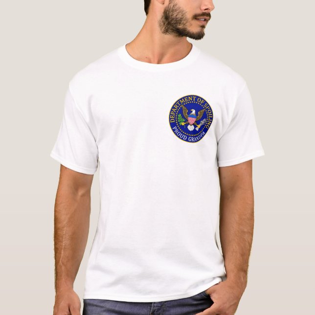 T-shirt Département de se corrompre - grand-papa fier (Devant)