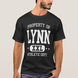 T-shirt Département des biens athlétiques rétro de Lynn