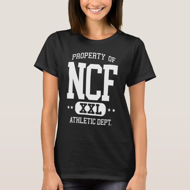 T-shirt Département des biens sportifs rétroactifs de la N (Devant)