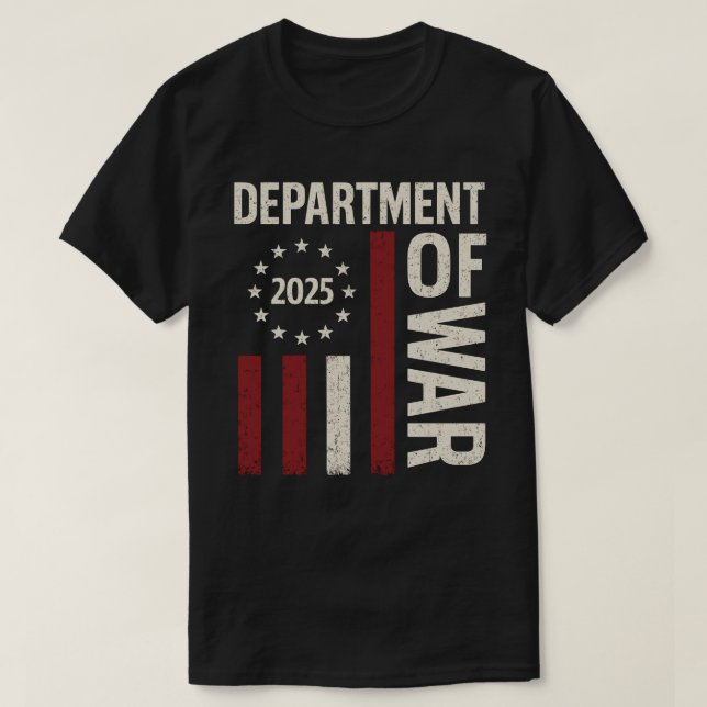 T-shirt Department of War 2025 (Design devant)
