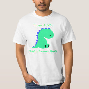 T-shirt Dépendant à la chemise de DINOSAURES