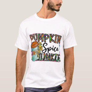 T-shirt Dépendant à la citrouille épicée