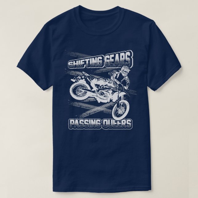 T-shirt Déplacement des vitesses de passage des queers (Design devant)