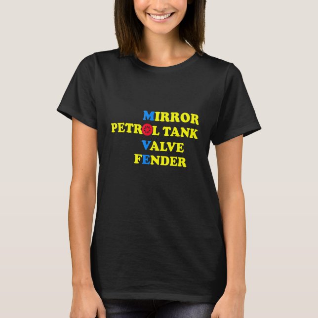 T-shirt Déplacer le moteur de soupape d'huile miroir (Devant)