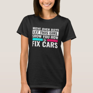 T-shirt Déplacer Les Garçons Laissez Cette Fille Vous Mont