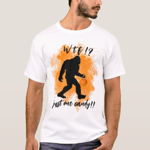T-shirt Déplaisant Bick ou traitement Halloween Sasquatch