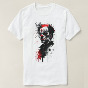 T-shirt déplaisant clown en encre