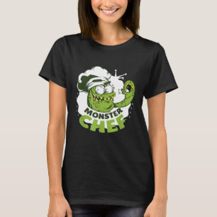 T-shirt Déplaisant Halloween Chemise Scandale Monstre Chef