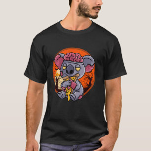 T-shirt Déplaisant Halloween Zombie Koala Éffrayant Kawaii