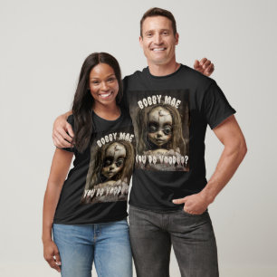 T-shirt Déplaisant Haunted Doll Possesse 80s Horror Movie