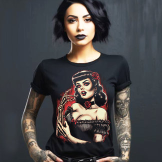 T-shirt Déplaisante fille d'horreur