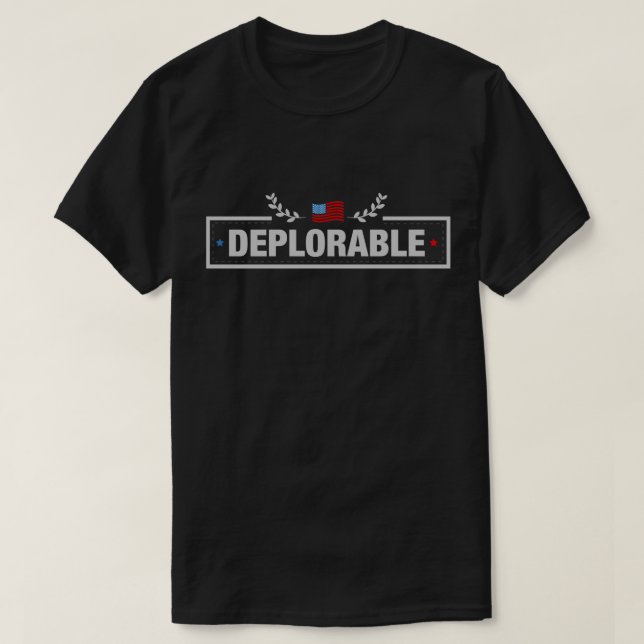 T-shirt Déplorable Américain (Design devant)