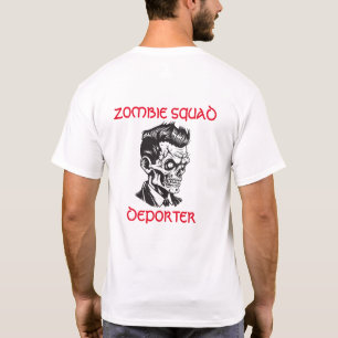 T-shirt Déporter de l'équipe de zombie