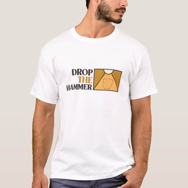 T-shirt Déposez Le Sentier MTB Hammer Bentonville (Devant)