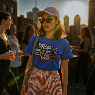 T-shirt Déposez l'un de nous