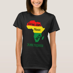 T-shirt Depuis 1865 Humour Libre Ish Black Independence Da