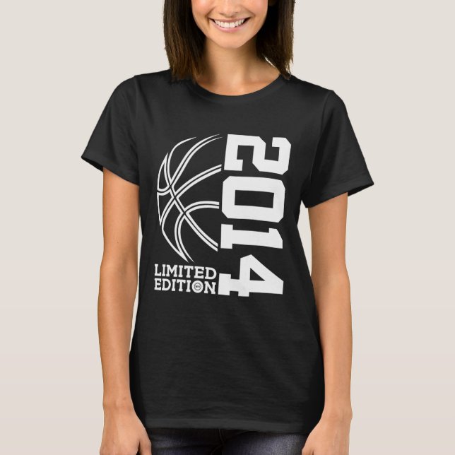 T-shirt Depuis 2014 Anniversaire Bysketbyll Limited Editio (Devant)