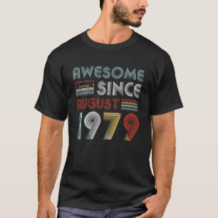 T-shirt Depuis août 1979 quarantième anniversaire