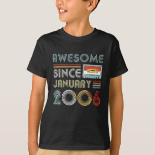 T-shirt Depuis janvier 2006 13ème anniversaire
